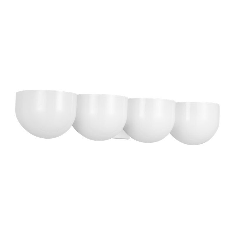 Cheverny 4 - Light Vanity Light, Matte White