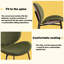 Ensemble de chaises de salle à manger Mid-Century en tissu (ensemble de 4)-970073494