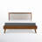 Mathiatis Mid Century Modern Tufted Platform Bed-1199829774-1199829772