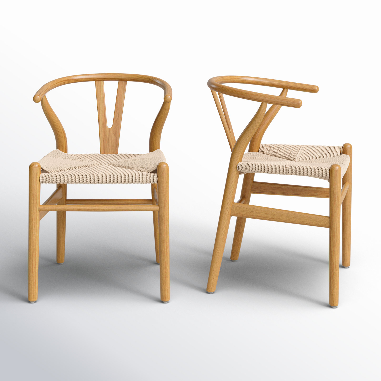 Margo Solid Wood Dining Chair, Burlywood/Beige