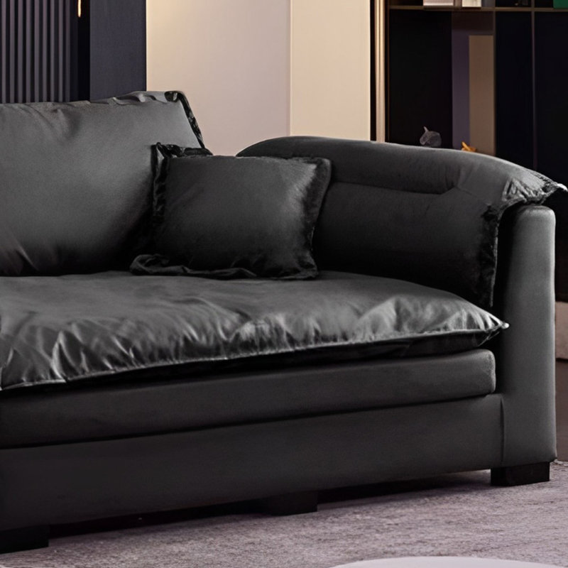 Canapé simple et moderne en tissu, 5, H 23,62 po x l 133,85 po x P 39,37 po