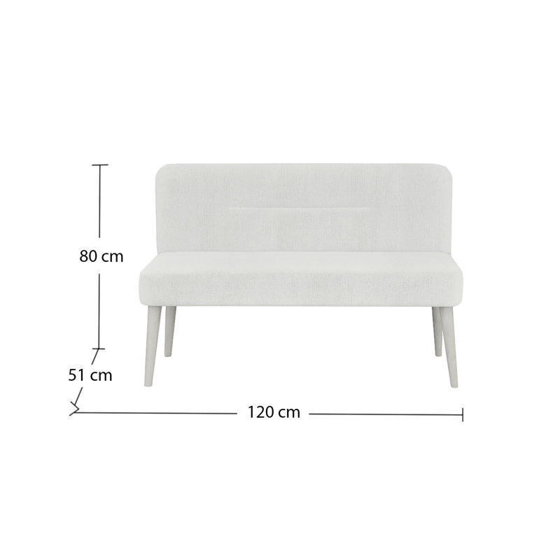 Vintage Loveseat, Grey