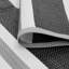 Tapis contemporain à rayures Seattle noir-1921042971