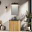 Meubles-lavabos modernes (doit inclure le meuble-lavabo et le lavabo), rangement en bois de coin de 22 pouces