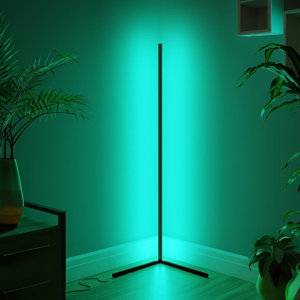 55" Modern Color Changing Corner Lamp With Remote