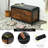 Faux Leather Upholstered Storage Bench