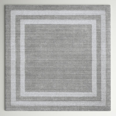 Pierson Handmade Tufted Medium Gray Rug