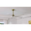  Ventilateur de plafond 60 pales à 5 pales en bois massif avec minuterie silencieuse à 6 vitesses avec télécommande, nickel-1337362359-1337362352