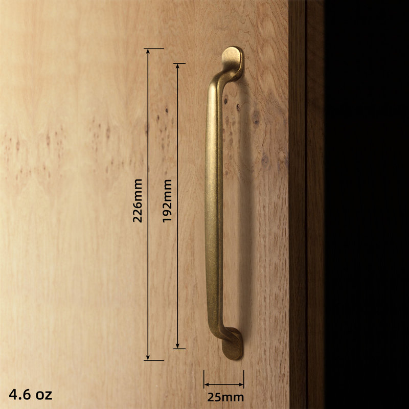 Bar/Handle Pull Multipack, Antique Brass, 7 9/16"