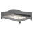 Full Size L-Shaped Linen Daybed With Solid Wood Legs, Combining Style And Comfort For Modern Living Spaces.-2039345538