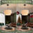2-Tier Modern Beige Pleated Fabric Pendant Light