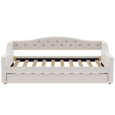 Lit de jour tapissier simple TG avec ceinture et lit gigogne
