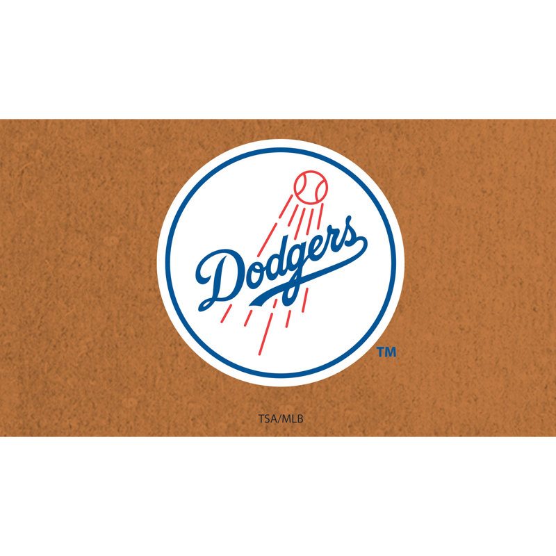 Tapis en fibre de coco 16 po x 28 po Los Angeles Dodgers