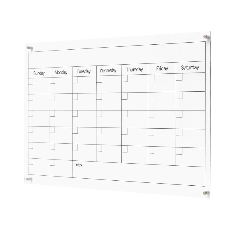 Parisloft No Acrylic Glass Board