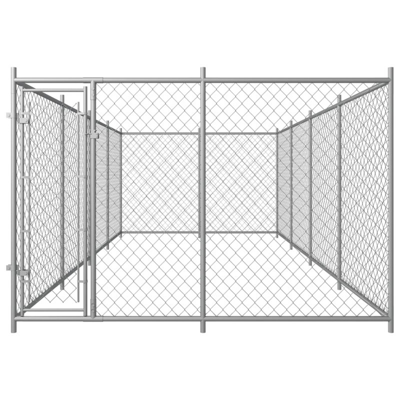 Crescio Outdoor Dog Kennel , 190cm H x 760cm W x 380cm D
