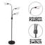 Lampe sur pied 3 branches Modern Modern