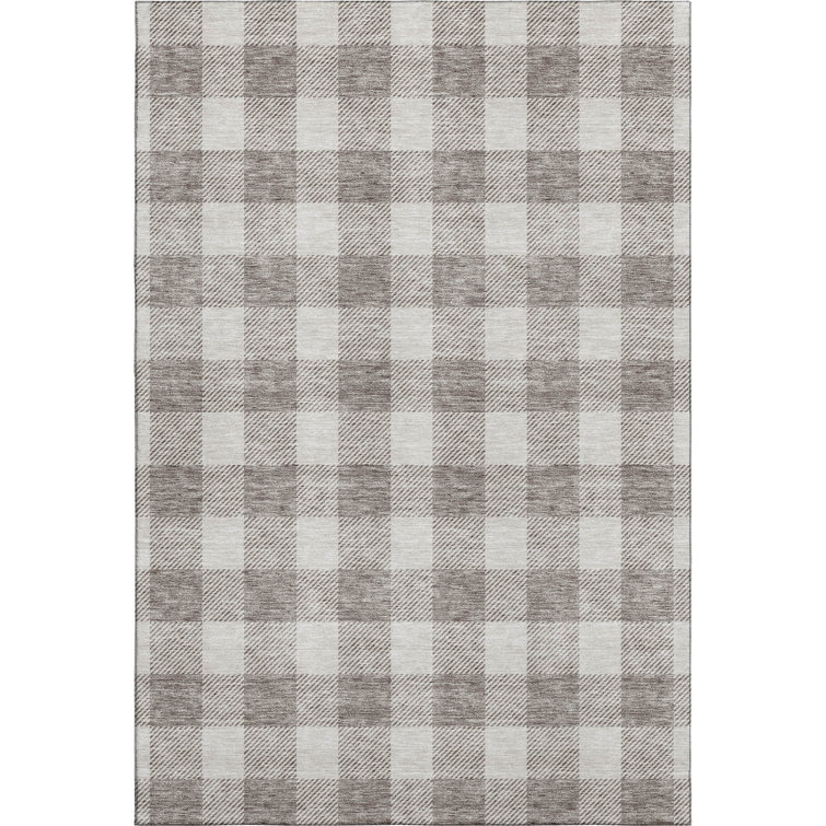Premium Machine Washable Prisco Taupe Rug