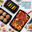 Non-stick Carbon Steel 3 Piece Baking Sheet Set Stackable Oven Baking Pans