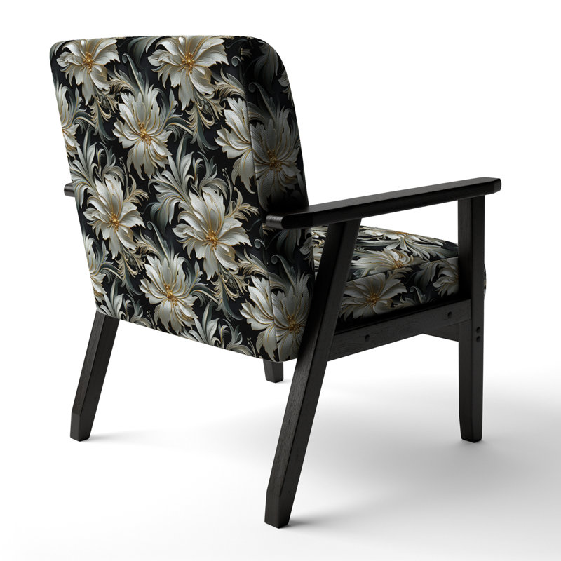 Motif de fleurs exotiques - Fauteuil rembourré Cottage