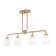Wynridge Plug & Play 4-Light Chandelier in Transitional and Modern Style-60.15 Inches Tall and 38 Inches Wide