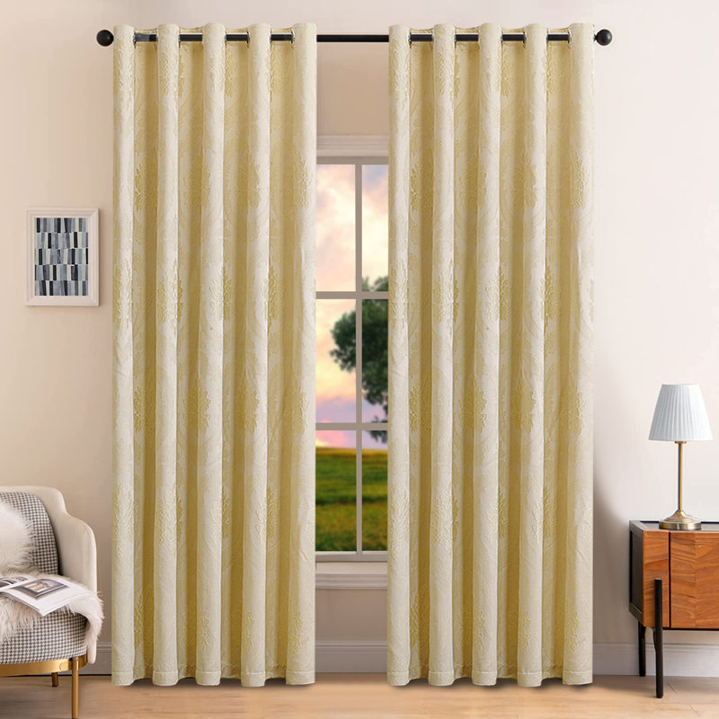 Rasc Sheer Curtain Pair, 228cm W x 228cm D, Burgundy