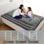 Matelas confortable pour lit de tatami japonais en mousse à haute densité - Lit futon escamotable pliable pleine grandeur, peu encombrant pour la maison, la chambre d'amis, le dortoir, le véhicule récréatif, le camping - gris foncé, complet 54 * 80 po-549737952