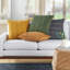 Ensemble de 2 coussins décoratifs en coton uni Life Styles-1033186203