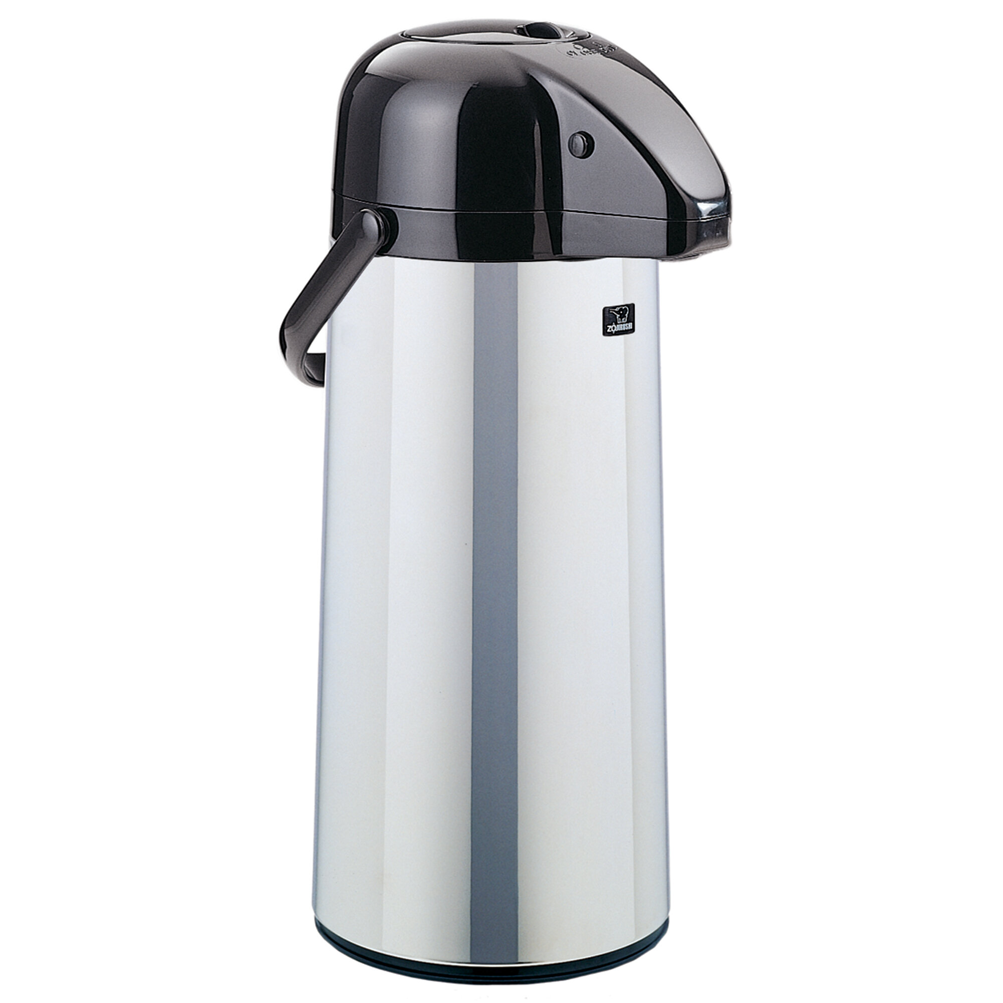 Thermos 2 Quart Stainless Steel Pump Pot Coffee Beverage Dispenser Swivel  Base