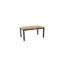 SoHo 40" Rectangle Teak Aluminum Outdoor Coffee Table-796403149