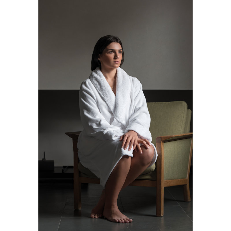 Egoist Bathrobe, S, White