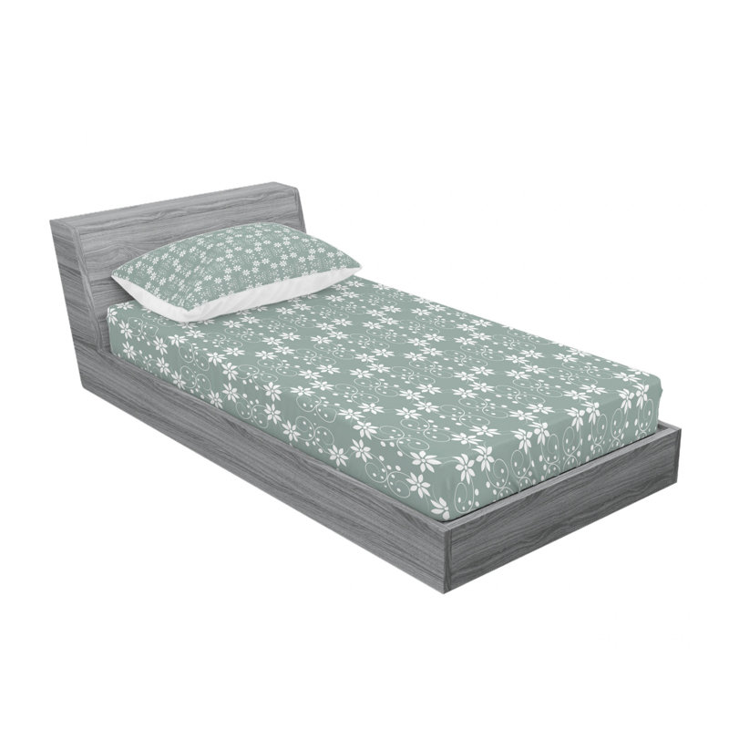 Ensemble de draps floral en cascade baroque inspiration, Simple TG