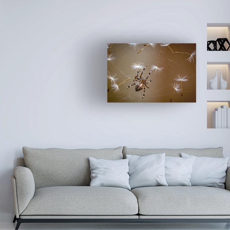 Art sur toile Dmitry Skvortsov, "Les mouches sont finies seulement", H 16 po x l 24 po