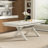 Extendable Dining Table For 6-10 People, 90"  Modern Solid Rubberwood Rectangular Dinner Kitchen Table With Wood X-Shape Leg Base For Dining Room, Living Room