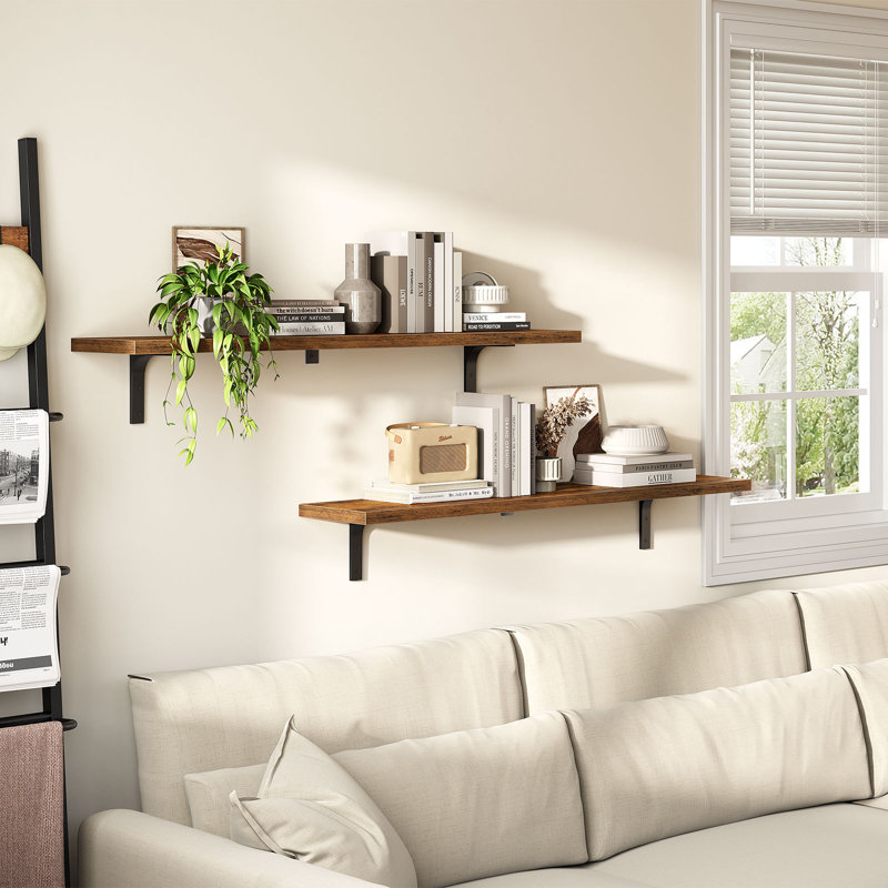 Wall Shelf, Rustic Brown