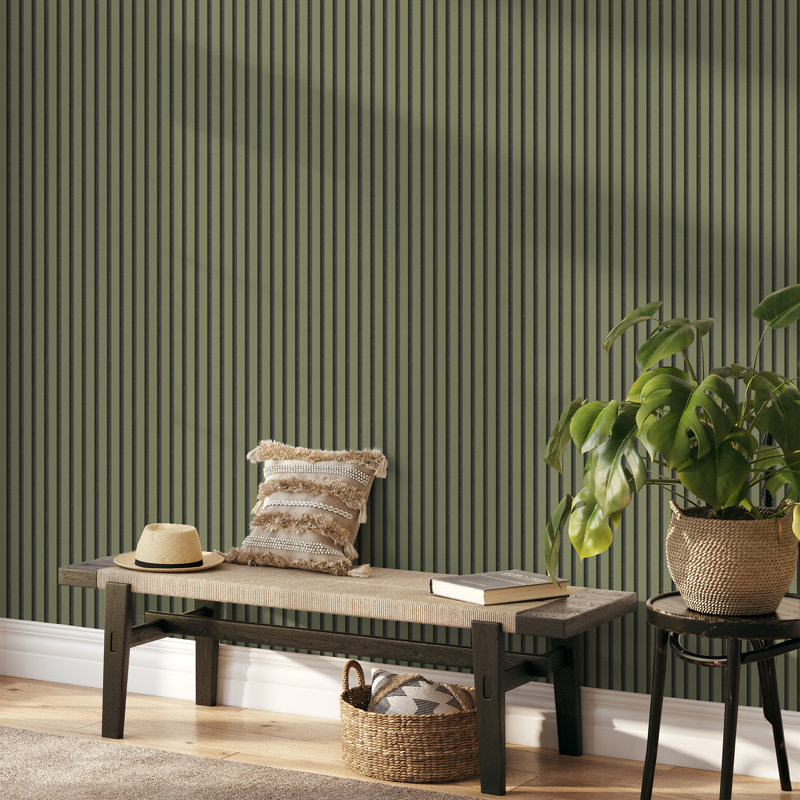 Acoustic Panels Swall Wallpaper, Olive