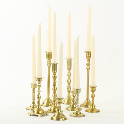 11'' H Metal Tabletop Candlestick