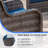 A Three-Seater Sofa + Two Armchairs + Two Footstools