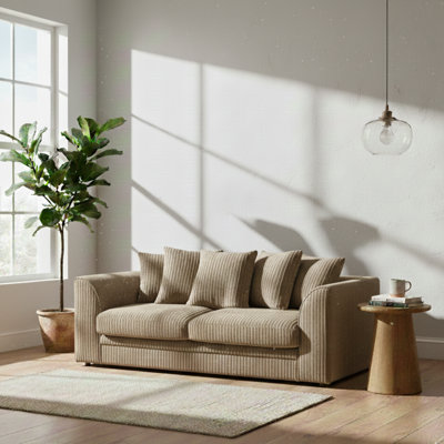 3 Seater Corduroy Sofa