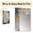 Gold And Grey A Marble Effect I - Marble Wall Mirror, Gold Decorative Mirror, Printed Metal Art-1071643513