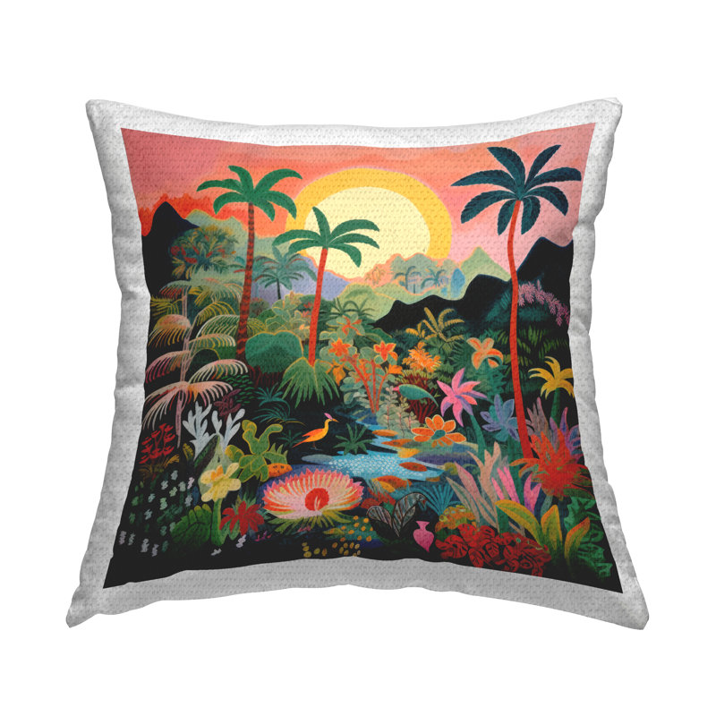 Coussin intérieur/extérieur Floral