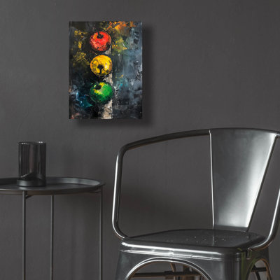 Art mural en verre épique «Apple trafic Light» par Andreas Magnusson