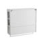 Armoire murale de salle de bain, armoire murale en bois à 3 portes avec espace de rangement ouvert et caché-525829320