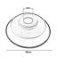 5cm H Metal Bowl Lamp Shade ( Uno )-1216119745
