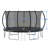 14FT Trampoline Pumpkin- Standard- Black