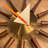 Solara Walnut Starburst Wall Clock
