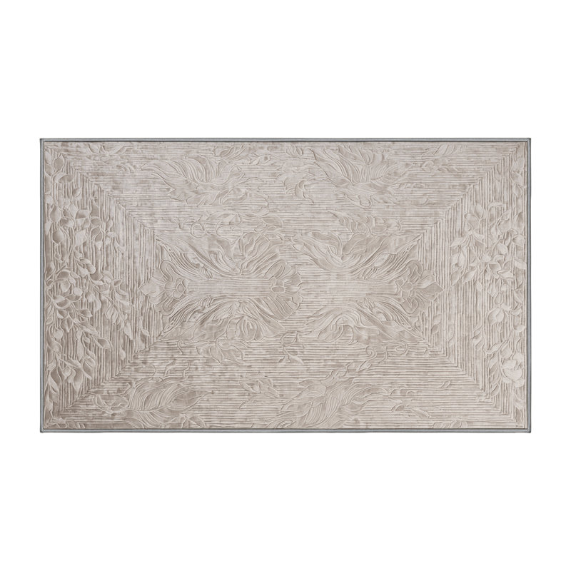 Tapis gris soyeux et moelleux, Tapis de couloir 2 pi x 5 pi