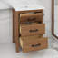 Meuble-lavabo 24 po avec lavabo en céramique et 3 tiroirs