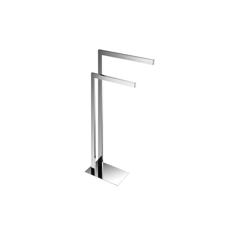 Porte-serviettes sur pied, Chrome
