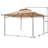 12 Ft. W x 10 Ft. D Steel Patio Gazebo The Soft Roof Gazebos-54380176