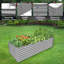 Ensemble de jardinière surélevée galvanisée 8X3X2Ft-1019775064